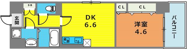 3階の間取り図
