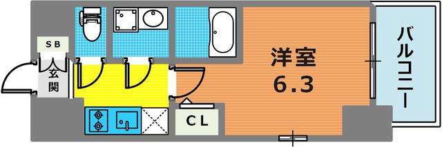 2階の間取り図