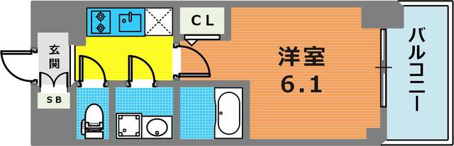 7階の間取り図