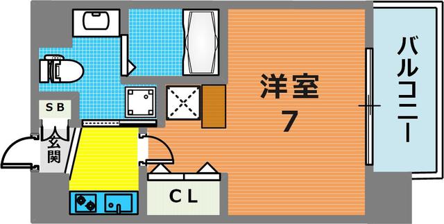 5階の間取り図