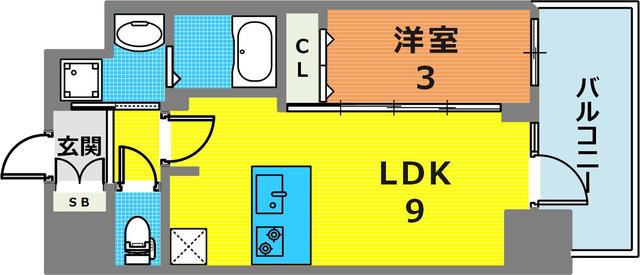 3階の間取り図