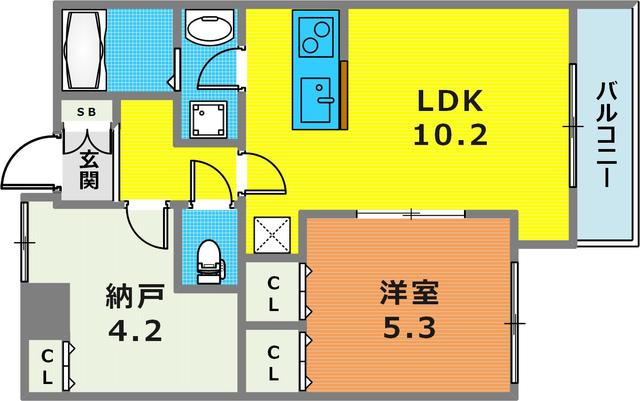 1階の間取り図