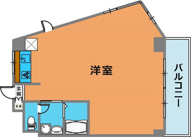 4階の間取り図