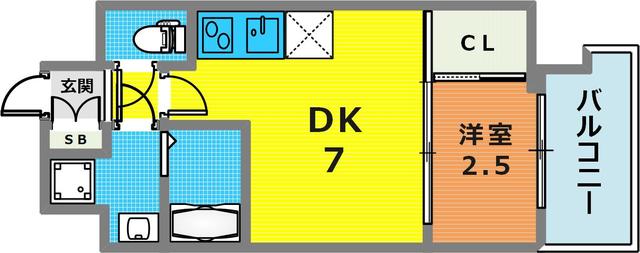 9階の間取り図