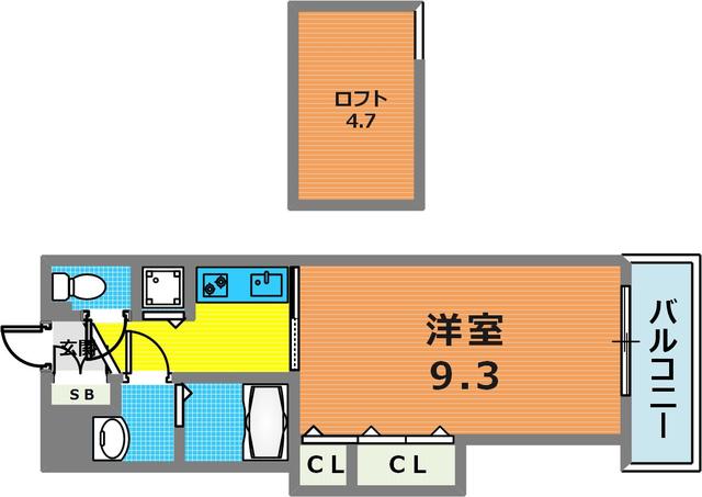 3階の間取り図