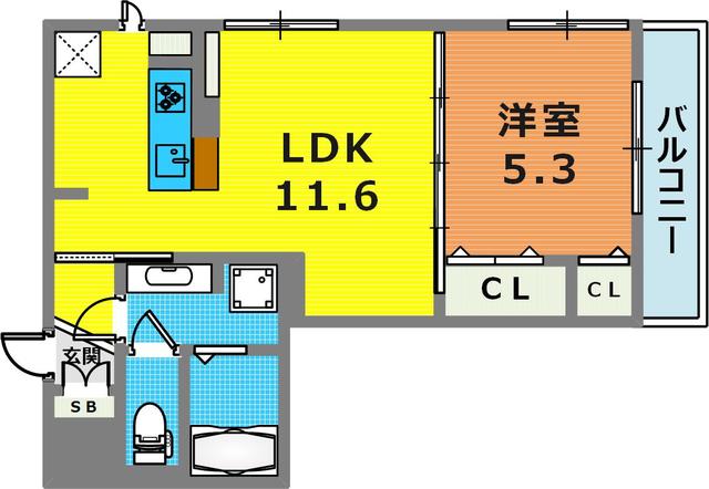 3階の間取り図