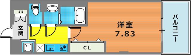 8階の間取り図