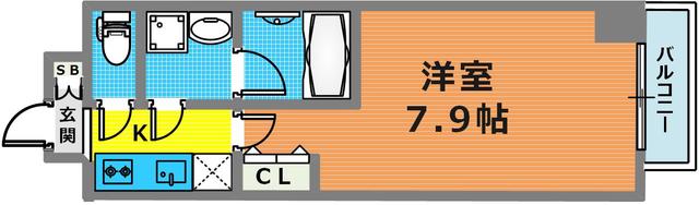 6階の間取り図