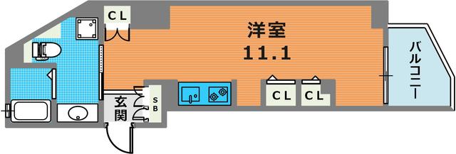 9階の間取り図