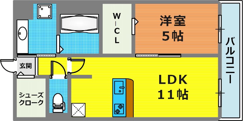 2階の間取り図