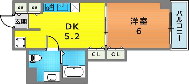 5階の間取り図