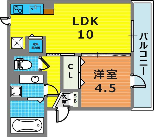 3階の間取り図