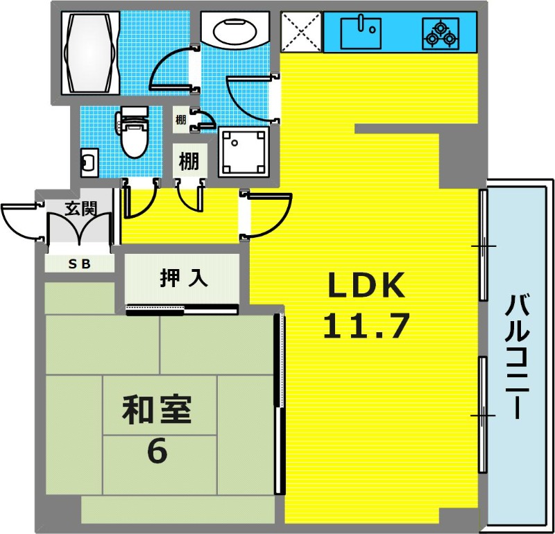 2階の間取り図
