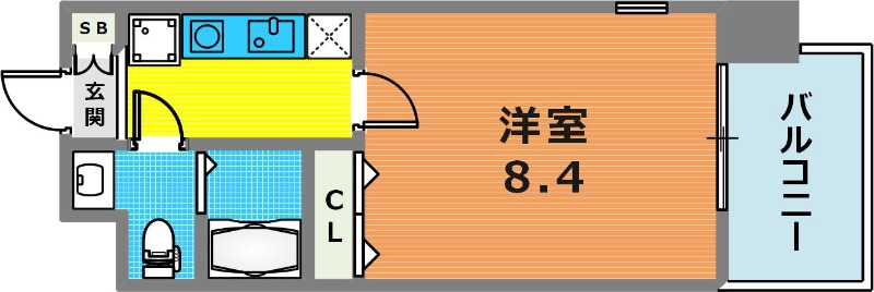9階の間取り図