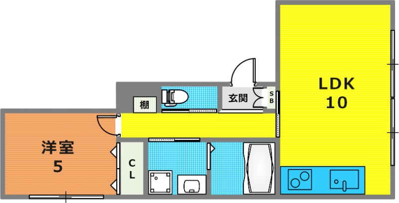 2階の間取り図