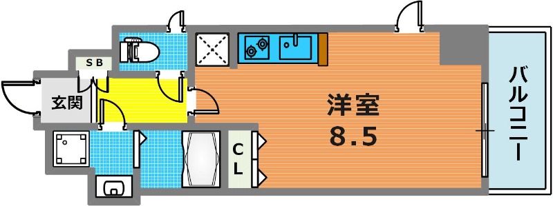 10階の間取り図