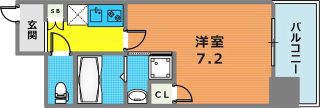 7階の間取り図