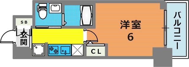 8階の間取り図