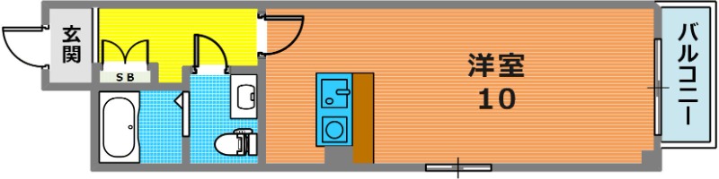 3階の間取り図