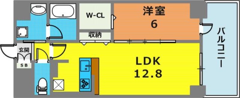 8階の間取り図