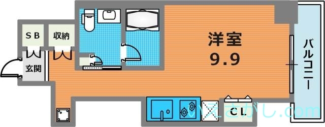 10階の間取り図