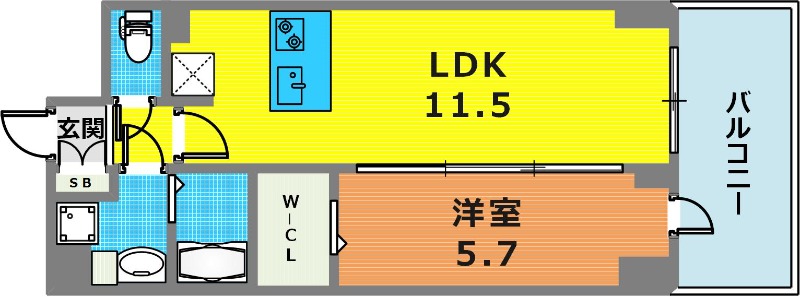 15階の間取り図
