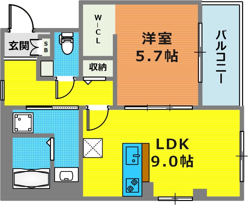 3階の間取り図