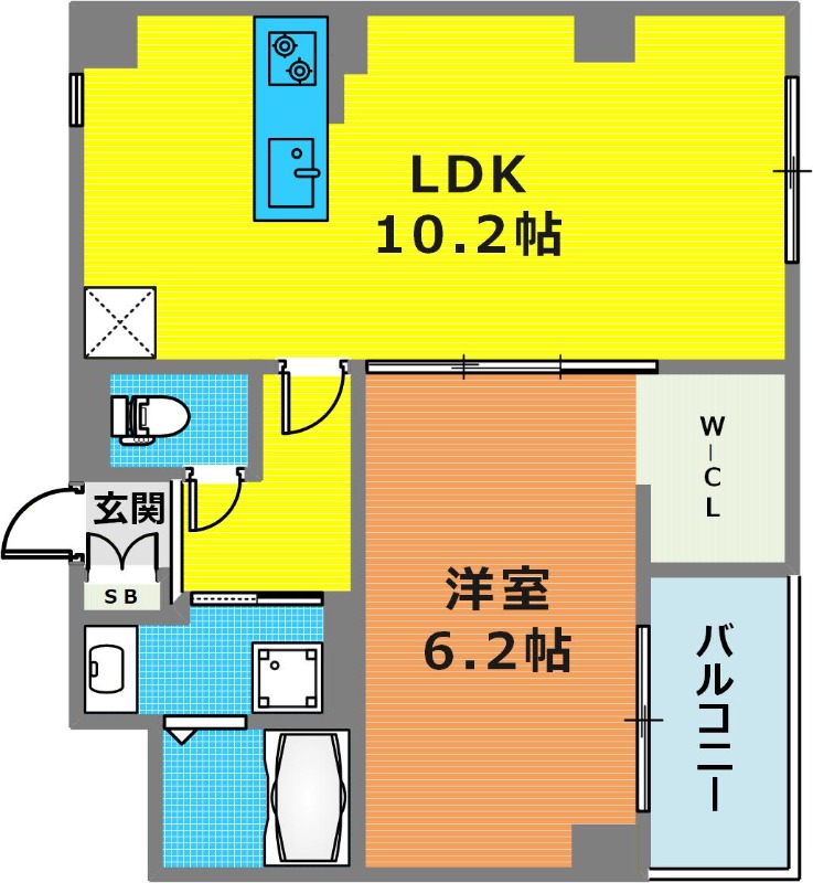 3階の間取り図