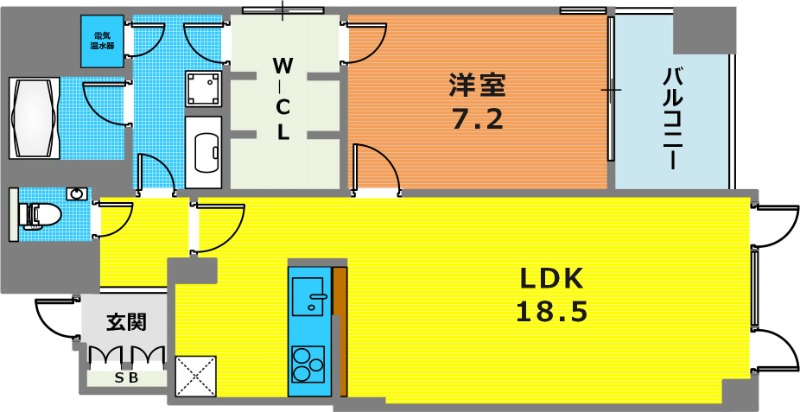 7階の間取り図