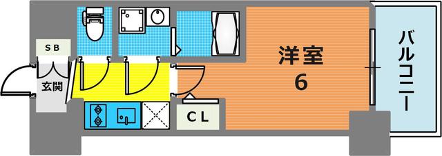 4階の間取り図