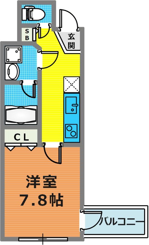 1階の間取り図