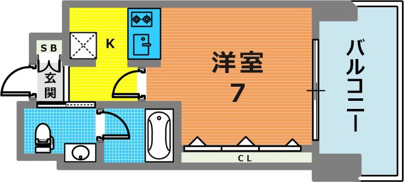 5階の間取り図