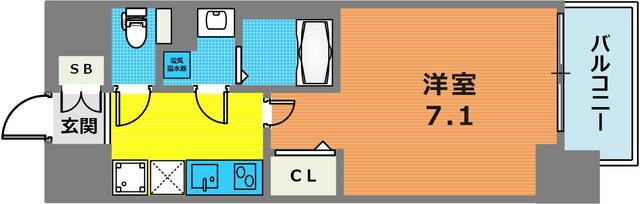 5階の間取り図