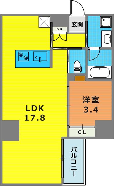 3階の間取り図