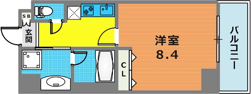 5階の間取り図