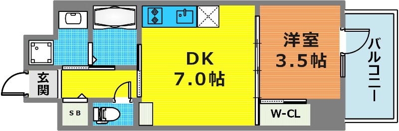 4階の間取り図