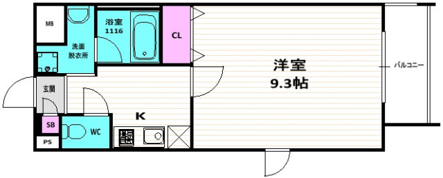 東向きバルコニー角部屋、２面採光です。