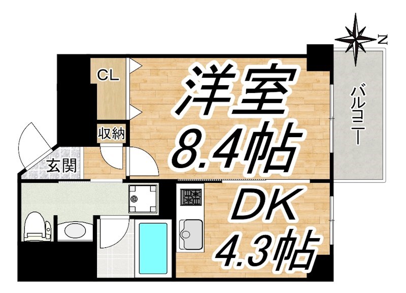 5階の間取り図