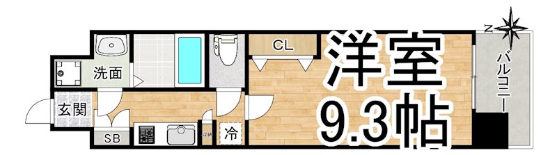 5階の間取り図