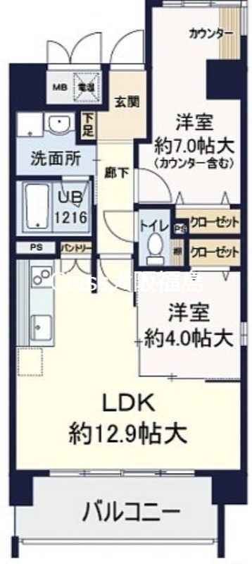 3階の間取り図