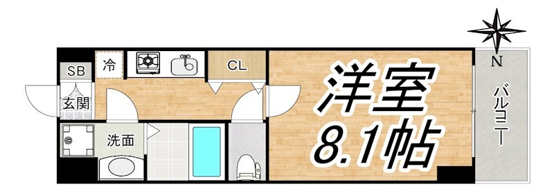 5階の間取り図