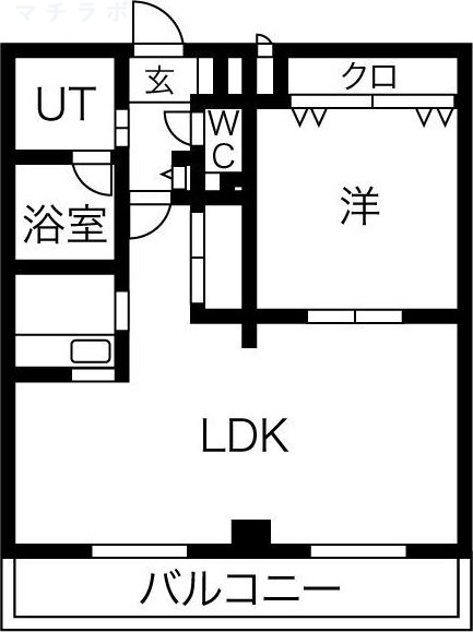 8階の間取り図