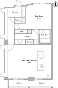 14階の間取り図