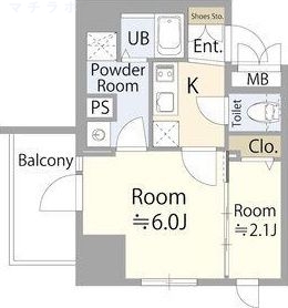 15階の間取り図