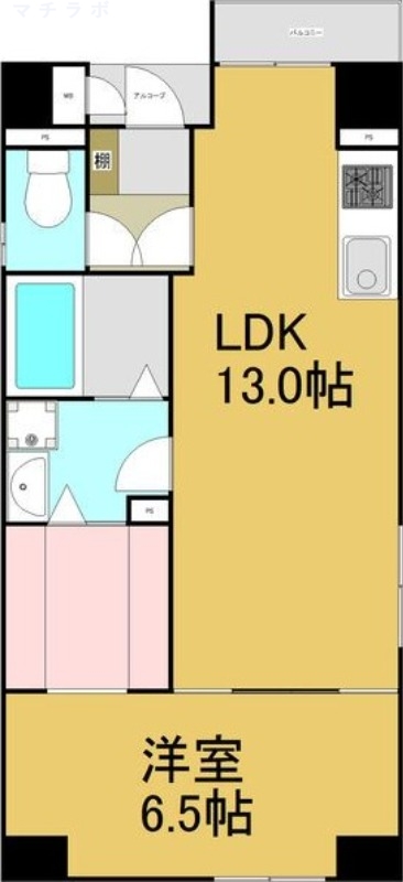 8階の間取り図