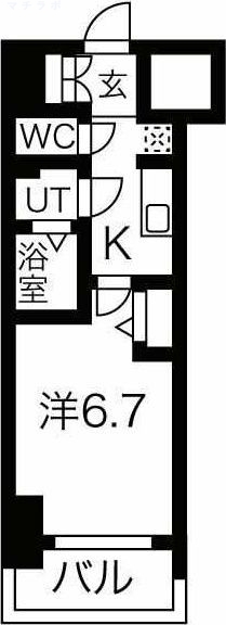 13階の間取り図
