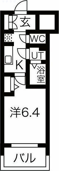 8階の間取り図