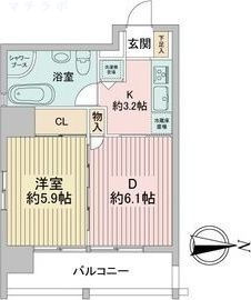 8階の間取り図
