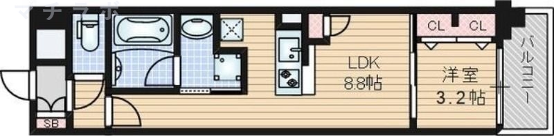 5階の間取り図