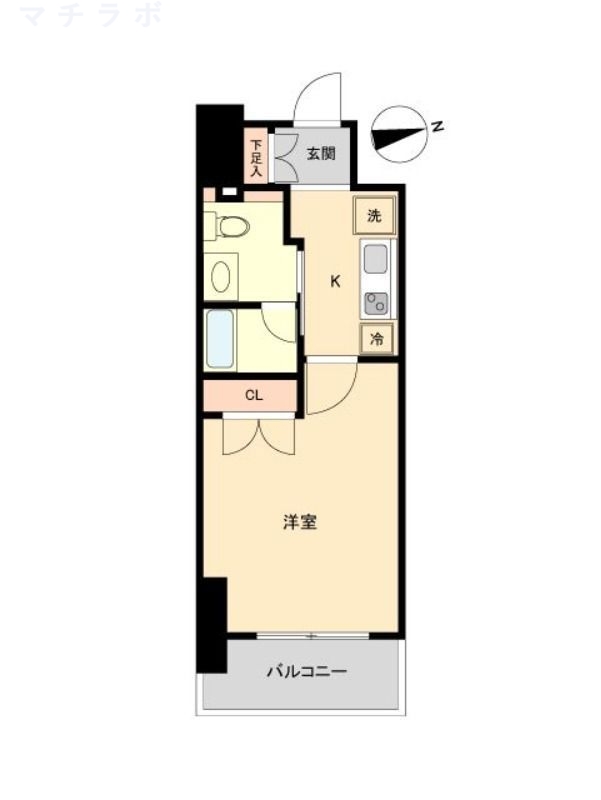 8階の間取り図